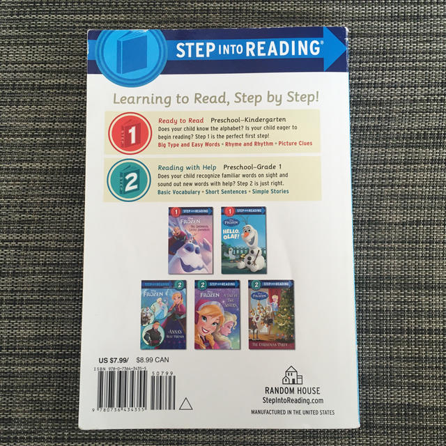 Disney(ディズニー)のDisney FROZEN step into reading エンタメ/ホビーの本(洋書)の商品写真