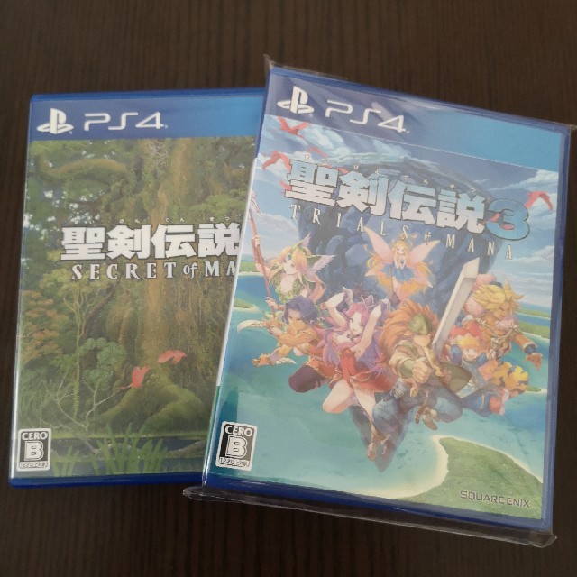 聖剣伝説3 トライアルズ オブ マナ PS4+聖剣伝説2　PS4　2本セット