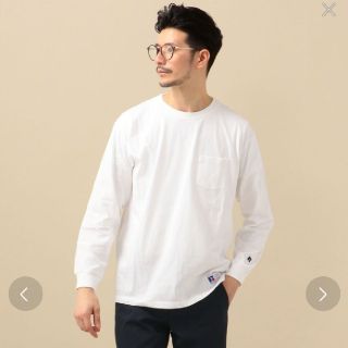 シップス(SHIPS)のRUSSELL ATHLETIC×SHIPS　ロングTシャツ　値下げ不可(Tシャツ/カットソー(七分/長袖))