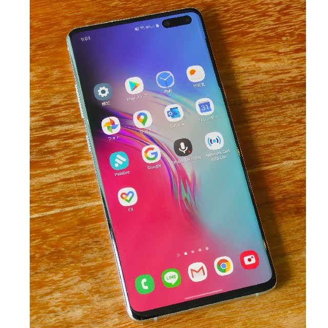 SAMSUNG(サムスン)の【中古美品】Galaxy S10 5G 海外SIMフリー パープル スマホ/家電/カメラのスマートフォン/携帯電話(スマートフォン本体)の商品写真