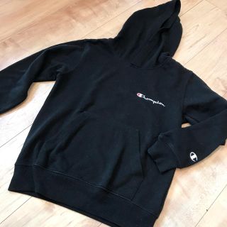 チャンピオン(Champion)のChampion黒パーカー140(Tシャツ/カットソー)