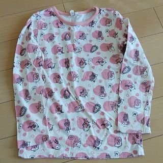 サマンサモスモス(SM2)のSM2　フクロウ柄長袖Tシャツ　120(Tシャツ/カットソー)