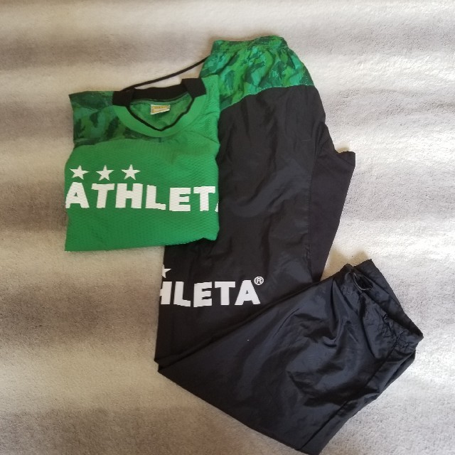 ATHLETA(アスレタ)のアスレタ　上下ピステセット☆S スポーツ/アウトドアのサッカー/フットサル(その他)の商品写真