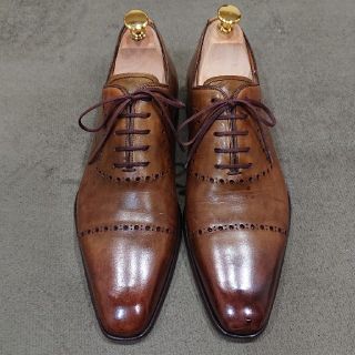 サントーニ(Santoni)のゆうた様専用 マグナーニ パンチドキャプトゥ 41(ドレス/ビジネス)