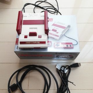 ファミコン　ミニ　付属品、箱、説明書あり(家庭用ゲーム機本体)