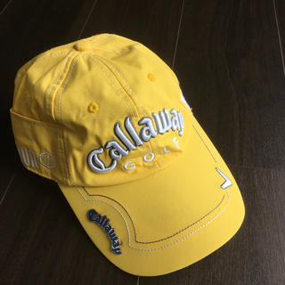 キャロウェイゴルフ(Callaway Golf)のキャロウェイ　帽子　黄色　メンズ(その他)