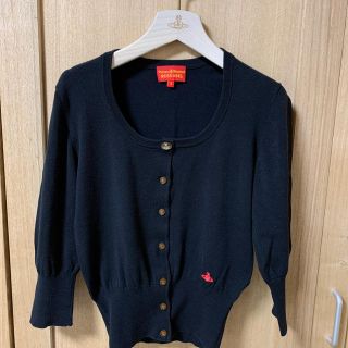 ヴィヴィアンウエストウッド(Vivienne Westwood)のviviennewestwood カーディガン 七分袖(カーディガン)