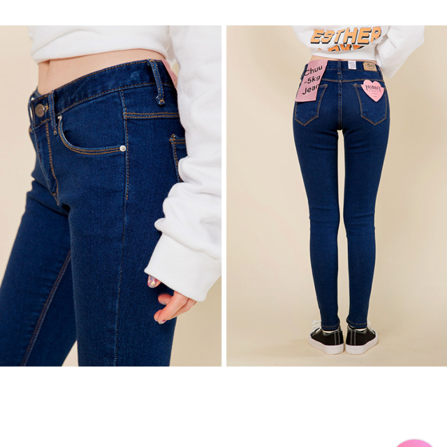 STYLENANDA(スタイルナンダ)のタグ付き新品☆chuu マイナス5キロ　ジーンズ レディースのパンツ(デニム/ジーンズ)の商品写真