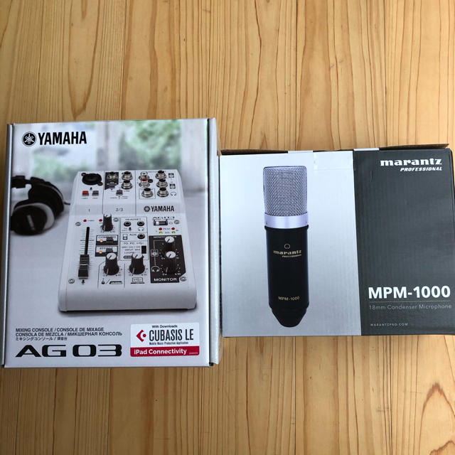 新品未使用 yamaha AG-03 marantz MPM-1000 セット 新品未使用 yamaha AG-03 marantz MPM-1000 セット
