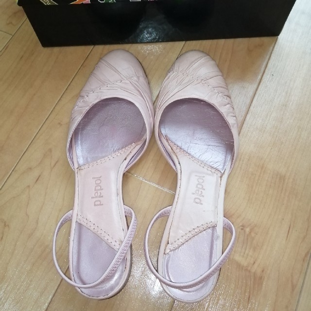 Pepol本革ピンクパンプス レディースの靴/シューズ(ハイヒール/パンプス)の商品写真