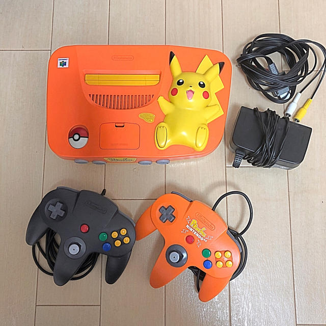 Nintendo 64 即発送 ニンテンドー64 オレンジピカチュウ の通販 By Xxx Sw S Shop ニンテンドウ64ならラクマ