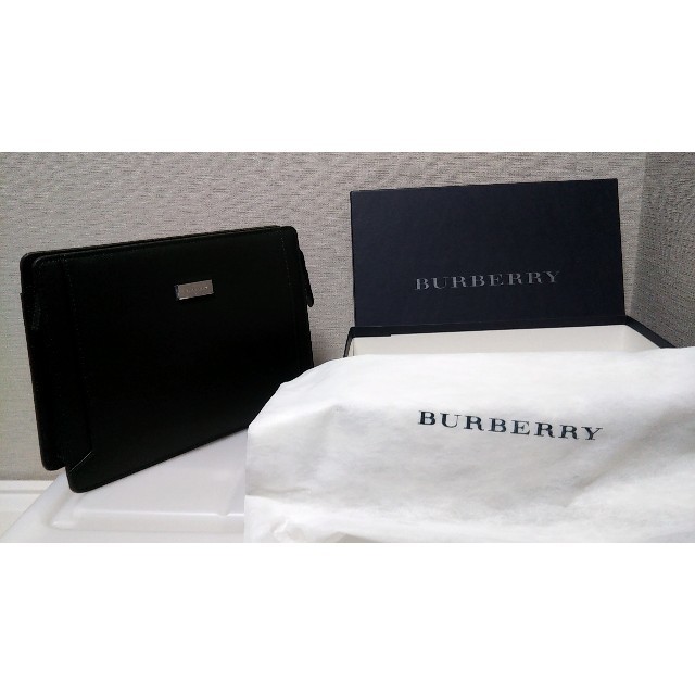 BURBERRY BLACK LABEL(バーバリーブラックレーベル)のあさひ様専用【※美品※】バーバリー クラッチバック（緑） メンズのバッグ(セカンドバッグ/クラッチバッグ)の商品写真