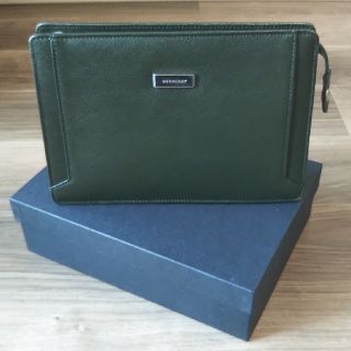 バーバリーブラックレーベル(BURBERRY BLACK LABEL)のあさひ様専用【※美品※】バーバリー クラッチバック（緑）(セカンドバッグ/クラッチバッグ)