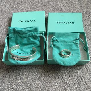 ティファニー(Tiffany & Co.)のTIFFANY & Co.  バングル　と　リング　セット　ティファニー(その他)