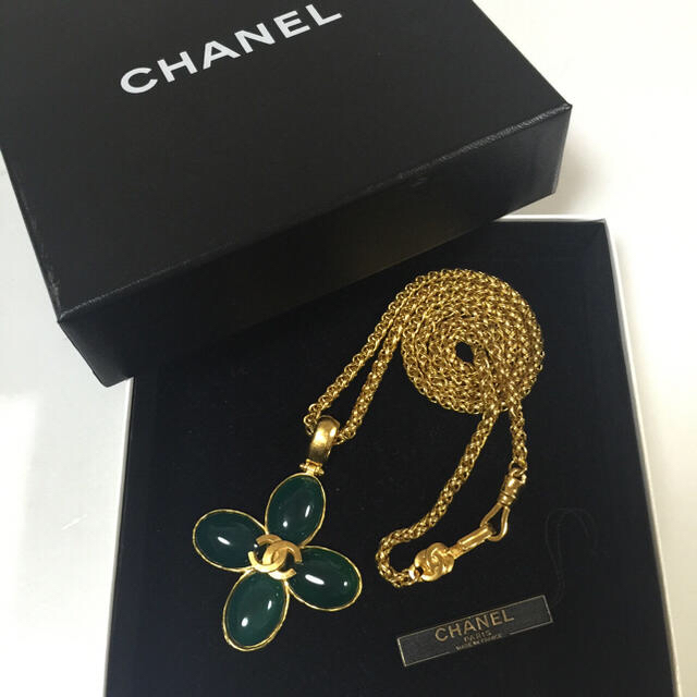 ふるさと割】 - CHANEL 未使用 ストーンネックレス 正規品 ネックレス