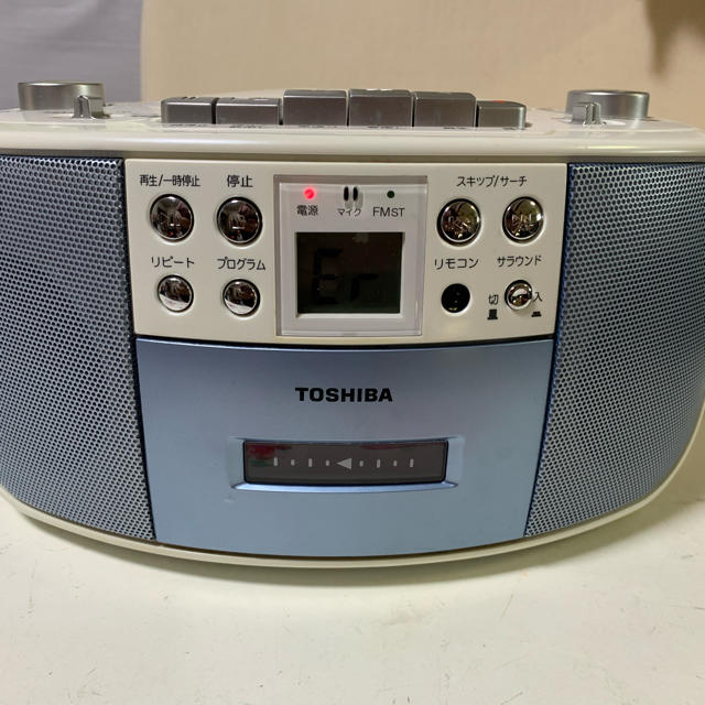 東芝(トウシバ)の東芝・ラジカセ！キュートビート！ＴＹ-CDS3！ スマホ/家電/カメラのオーディオ機器(ラジオ)の商品写真