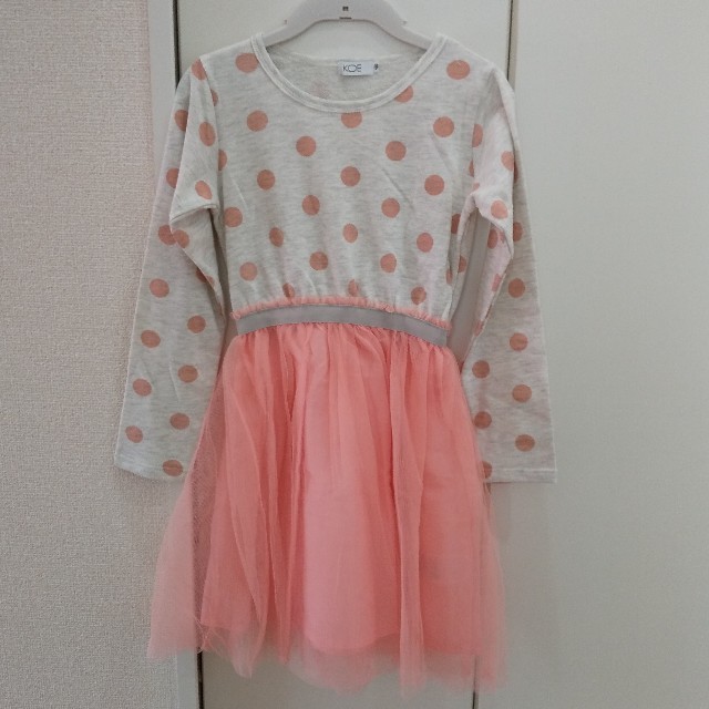 ワンピース 長袖 130cm キッズ/ベビー/マタニティのキッズ服女の子用(90cm~)(ワンピース)の商品写真