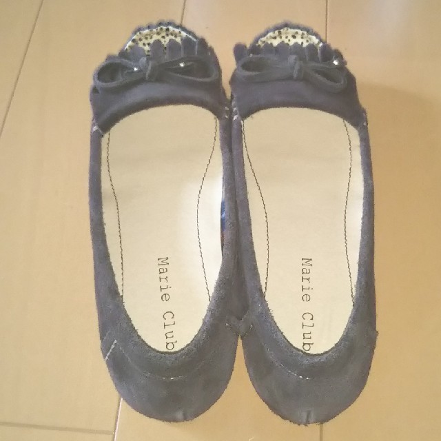 【本革・新品】マリークラブ スウェード革靴  23,5