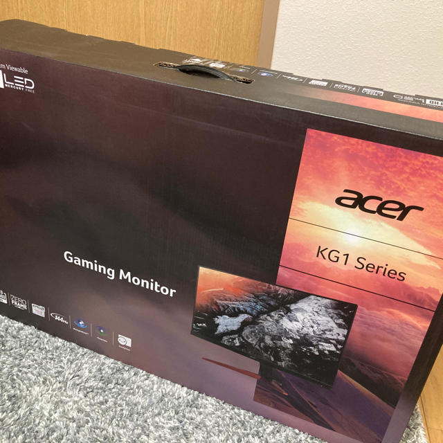 Acer(エイサー)のacer ゲーミングモニター　27インチ　KG271Ebmidpx スマホ/家電/カメラのPC/タブレット(ディスプレイ)の商品写真
