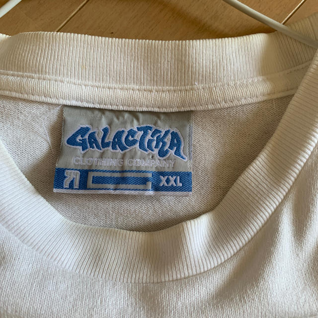 GALACTIKAのビッグシルエットTシャツＸＸＬ白 メンズのトップス(Tシャツ/カットソー(半袖/袖なし))の商品写真