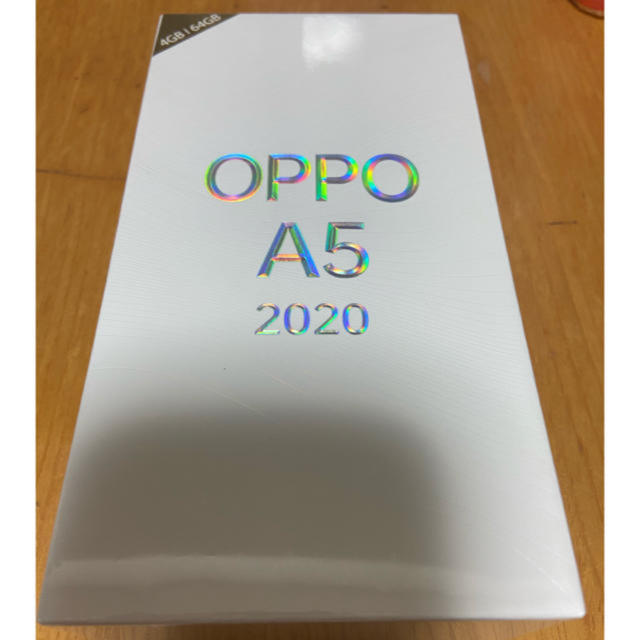 OPPO A5 2020 新品未開封　ブルースマートフォン本体