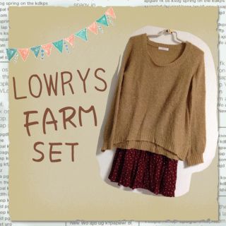 ローリーズファーム(LOWRYS FARM)の◎ LOWRYS FARMニットセット(セット/コーデ)