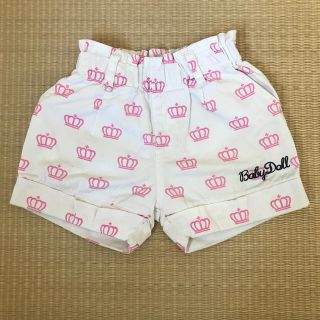 ベビードール(BABYDOLL)のBABYDOLL ショートパンツ 90 白(パンツ/スパッツ)