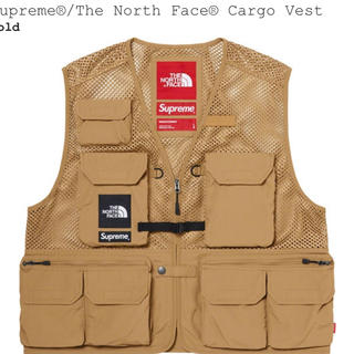 シュプリーム(Supreme)のsupreme north face cargo vest gold M(ベスト)