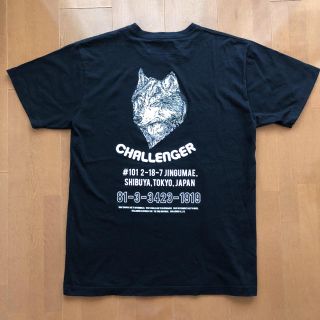 【美品】CHALLENGER チャレンジャー　Tシャツ　オオカミ　2018SS(Tシャツ/カットソー(半袖/袖なし))