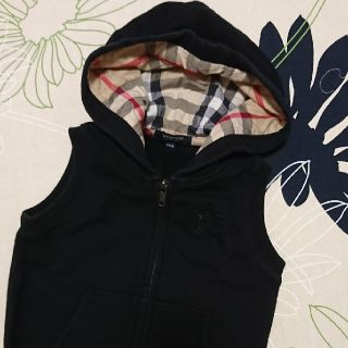 バーバリー(BURBERRY)のBURBERRY ノースリーブ パーカー 100A(Tシャツ/カットソー)