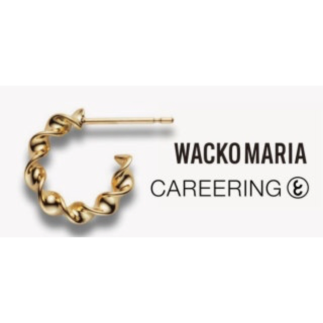 WACKO MARIA(ワコマリア)のワコマリア　GUILTYPARTIES CAREERING 18Kピアス メンズのアクセサリー(ピアス(片耳用))の商品写真