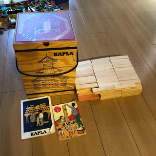 【正規品】KAPLA カプラ280 赤1冊セット 積み木 ブロック(知育玩具)