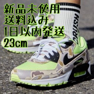 ナイキ(NIKE)のNIKE AIR MAX 90 DUCK CAMO GHOST GREEN 23(スニーカー)