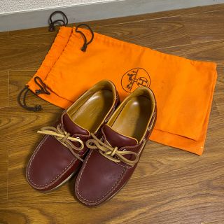 エルメス(Hermes)の❣️お値下げ❣️エルメスHERMESデッキシューズ ローファー (スリッポン/モカシン)