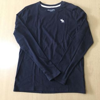 アバクロンビーアンドフィッチ(Abercrombie&Fitch)のアバクロ　ロングTシャツ　150 黒(Tシャツ/カットソー)