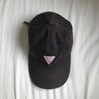 ゲス(GUESS)のguess cap ゲス キャップ ブラック 黒(キャップ)