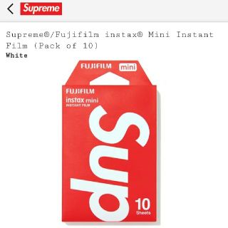 シュプリーム(Supreme)の【 新品 送料込 】 シュプリーム 富士フィルム 10枚入り チェキ (フィルムカメラ)