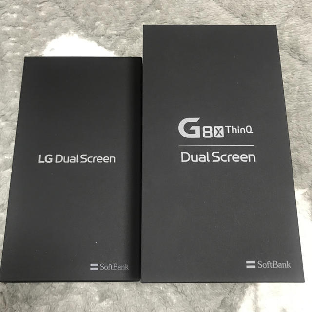 満点の 新品未使用　ソフトバンク　LG - Electronics LG G8X SIMフリー　5月24日購入 ThinQ スマートフォン本体