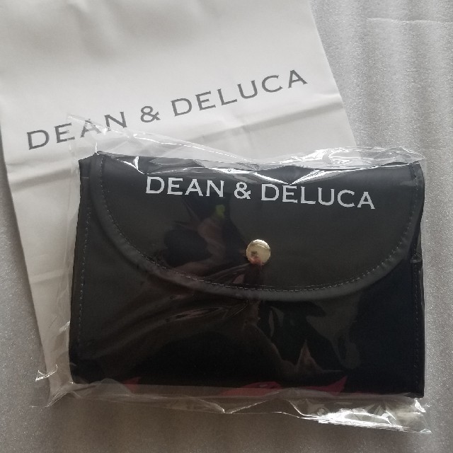 DEAN & DELUCA(ディーンアンドデルーカ)の【クリアブラック】 DEAN&DELUCA ショッピングバッグ ゆうパケ発送 ① レディースのバッグ(エコバッグ)の商品写真