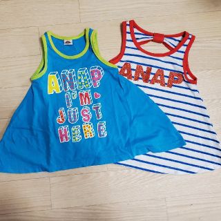 アナップキッズ(ANAP Kids)の90☆ANAP☆トップス　ワンピース(ワンピース)