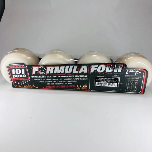 【SPITFIRE】FORMULA FOUR ConicalFull  52mm スポーツ/アウトドアのスポーツ/アウトドア その他(スケートボード)の商品写真