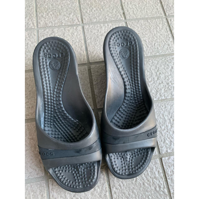 crocs - クロックス ヒールサンダル サイズ7 23〜24センチの通販 by ミチ's shop｜クロックスならラクマ