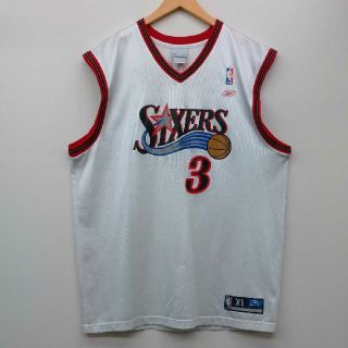 リーボック(Reebok)のアレン・アイバーソン 76ers NBA リーボック ユニフォーム XL(バスケットボール)