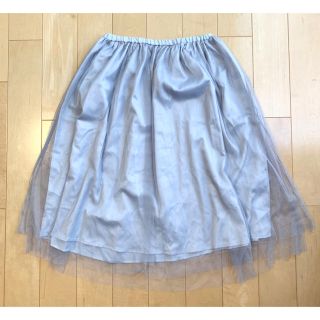 ダブルクローゼット(w closet)のw closet ロングチュールスカート(ロングスカート)