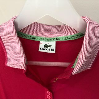 ラコステ(LACOSTE)のラコステ　ポロシャツ　レディースピンク(ポロシャツ)