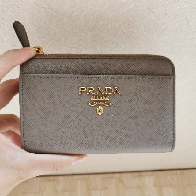 PRADA キーリング付き コインケース カードケース