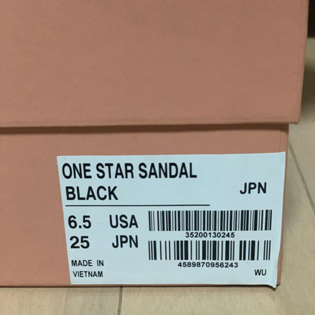 (25.0) CONVERSE ADDICT ONE STAR SANDAL商品状態→新品未使用