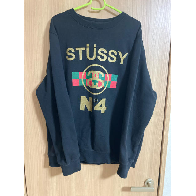 STUSSY(ステューシー)のUSA製 STUSSY ステューシー N゜4 シャネル スウェット トレーナー メンズのトップス(スウェット)の商品写真