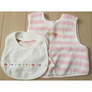 赤ちゃんの城 スタイ お食事エプロン セット(お食事エプロン)