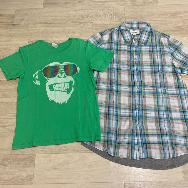 DIESEL(ディーゼル)のディーゼル　子供服　２枚セット　半袖 キッズ/ベビー/マタニティのキッズ服女の子用(90cm~)(Tシャツ/カットソー)の商品写真